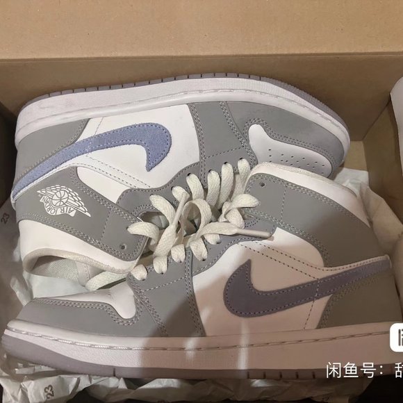 AJ high top ice blue NIKE idle - Picture 4 of 4